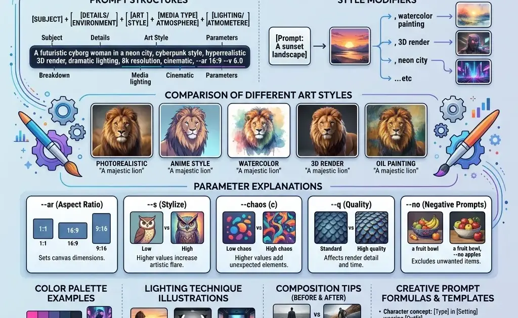 Complete guide to Midjourney prompt engineering and styling tips